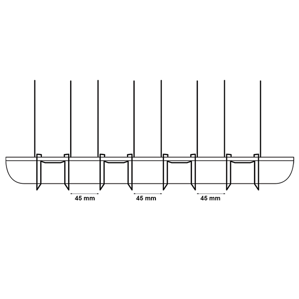 Duivenpinnen voor dakgoot
