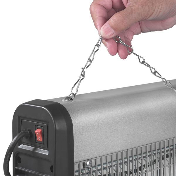 Vliegenlamp ophangen