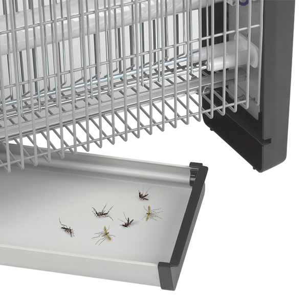 Vliegenlamp opvangbak