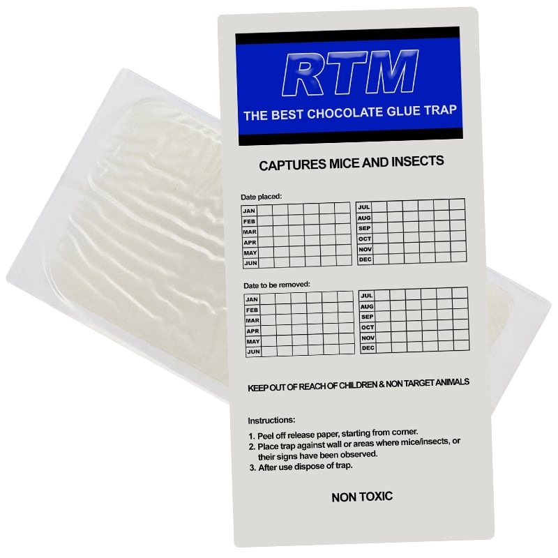 Muizen lijmplanken Trapper RTM chocolade (10 stuks)