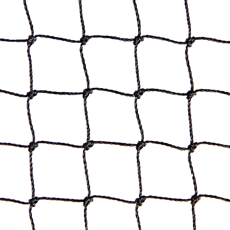 Vogelnet 10 x 10 meter zwart (maaswijdte: 50mm)