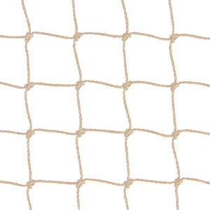 Vogelnet 10 x 10 meter zandkleur (maaswijdte: 50mm)