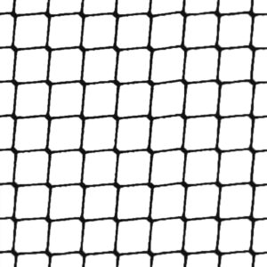 Vogelnet 5 x 5 meter zwart (maaswijdte: 19mm)