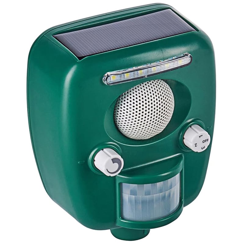 Kattenverjager op zonne-energie