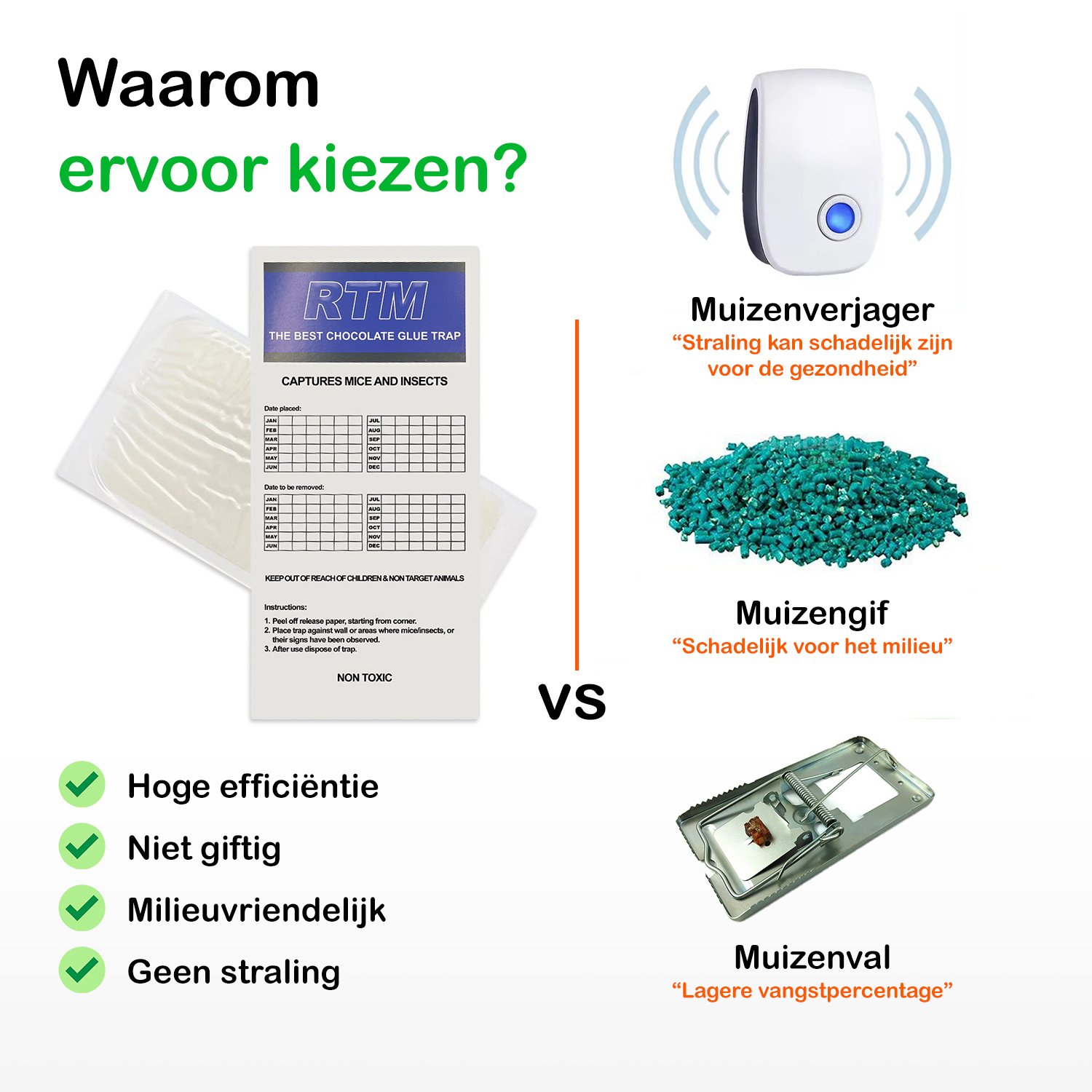 Muizen lijmplanken Trapper RTM chocolade (10 stuks) - Afbeelding 6