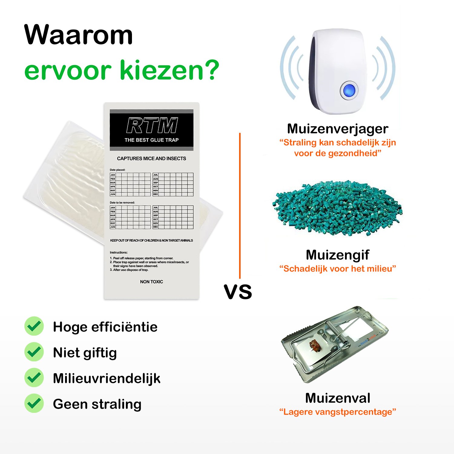 Muizen lijmplanken Trapper RTM (10 stuks) - Afbeelding 6