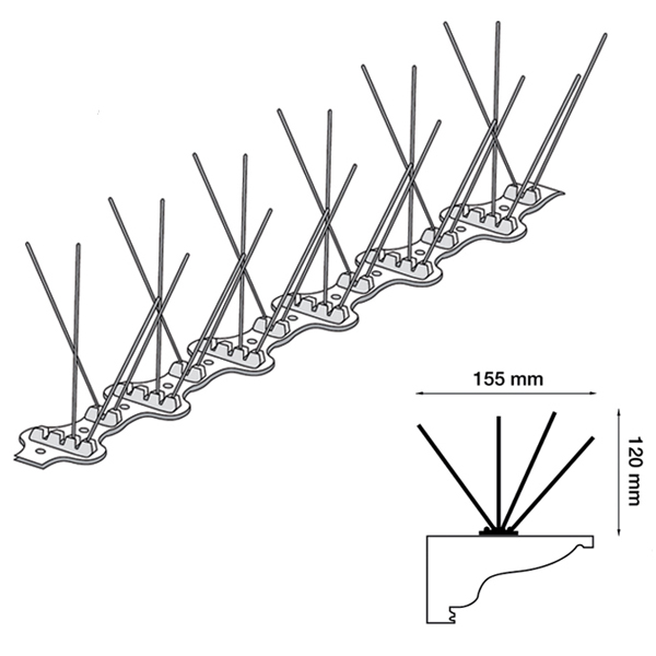 Vogelabwehr Spikes U4