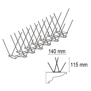 Vogelabwehr Spikes E4