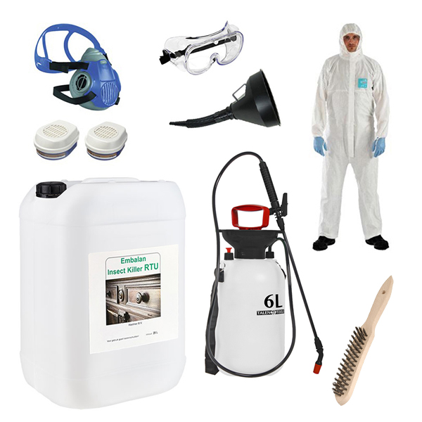 Holzwurm Komplettpaket Embalan (160m2)