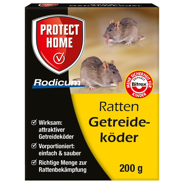 Rodicum Ratten Getreideköder 200 Gramm