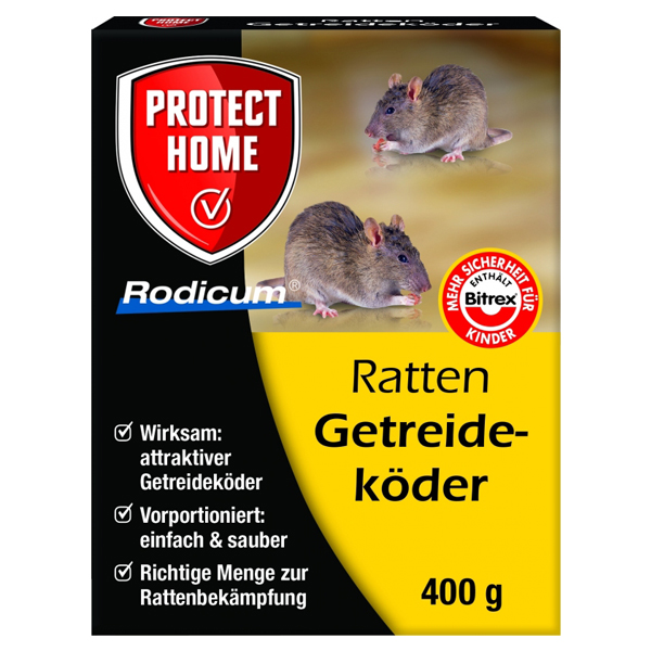 Rodicum Ratten Getreideköder 400 Gramm