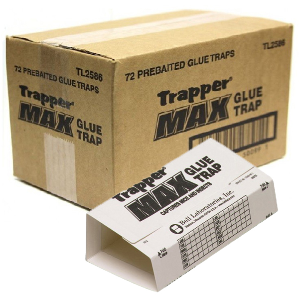 Trapper Max Mäuse Klebefalle (72 Stück)
