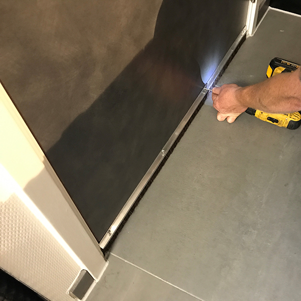 Deurborstel met paardenhaar