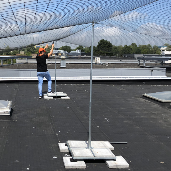 Standaard voor vogelnet