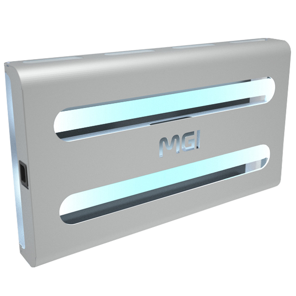 MG Kleefplatenlamp RVS