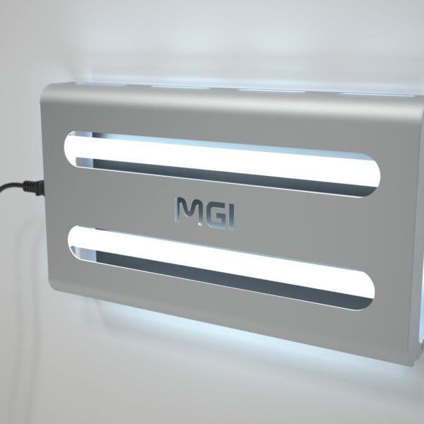 MG Kleefplatenlamp RVS