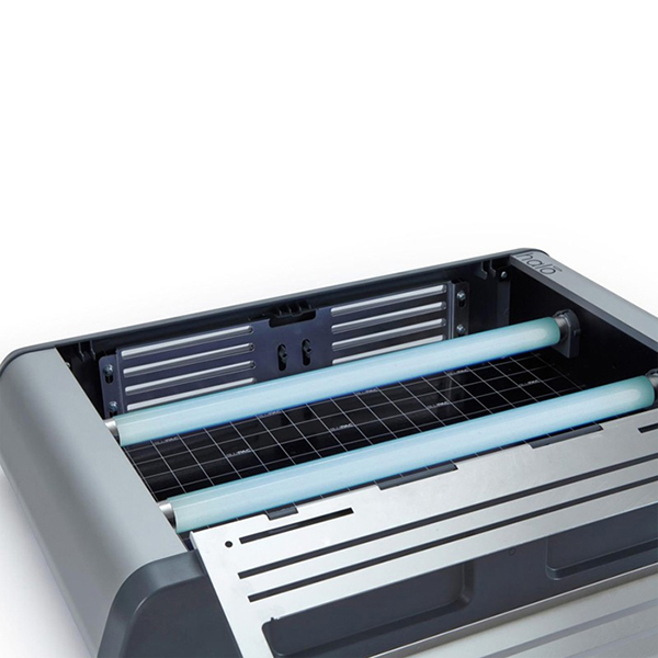 Kleefplatenlamp Halo open