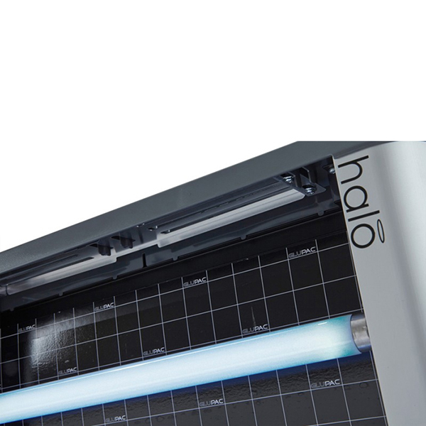 Kleefplatenlamp Halo binnenkant